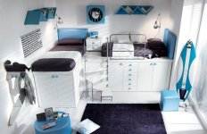 Bright-White-and-Blue-Bunk-Beds-with-Black-Rug.jpg
