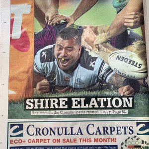 Shire Elation - The Leader back page, Premiers edition