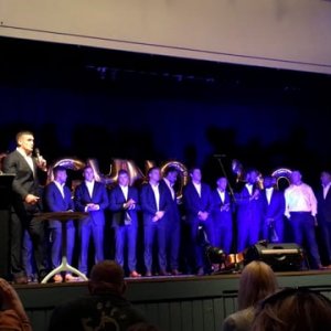 Presentation to Chris Heighington in the Auditorium