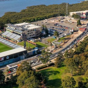 Sharks Leagues Club - Aerial view