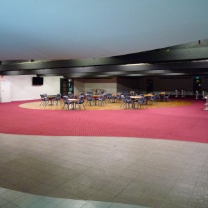 Downstairs game-day bar