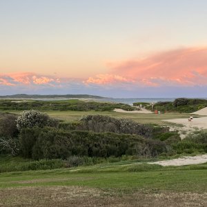 Green/red hills