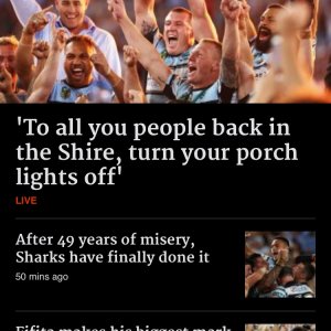 Sydney Morning Herald website front page