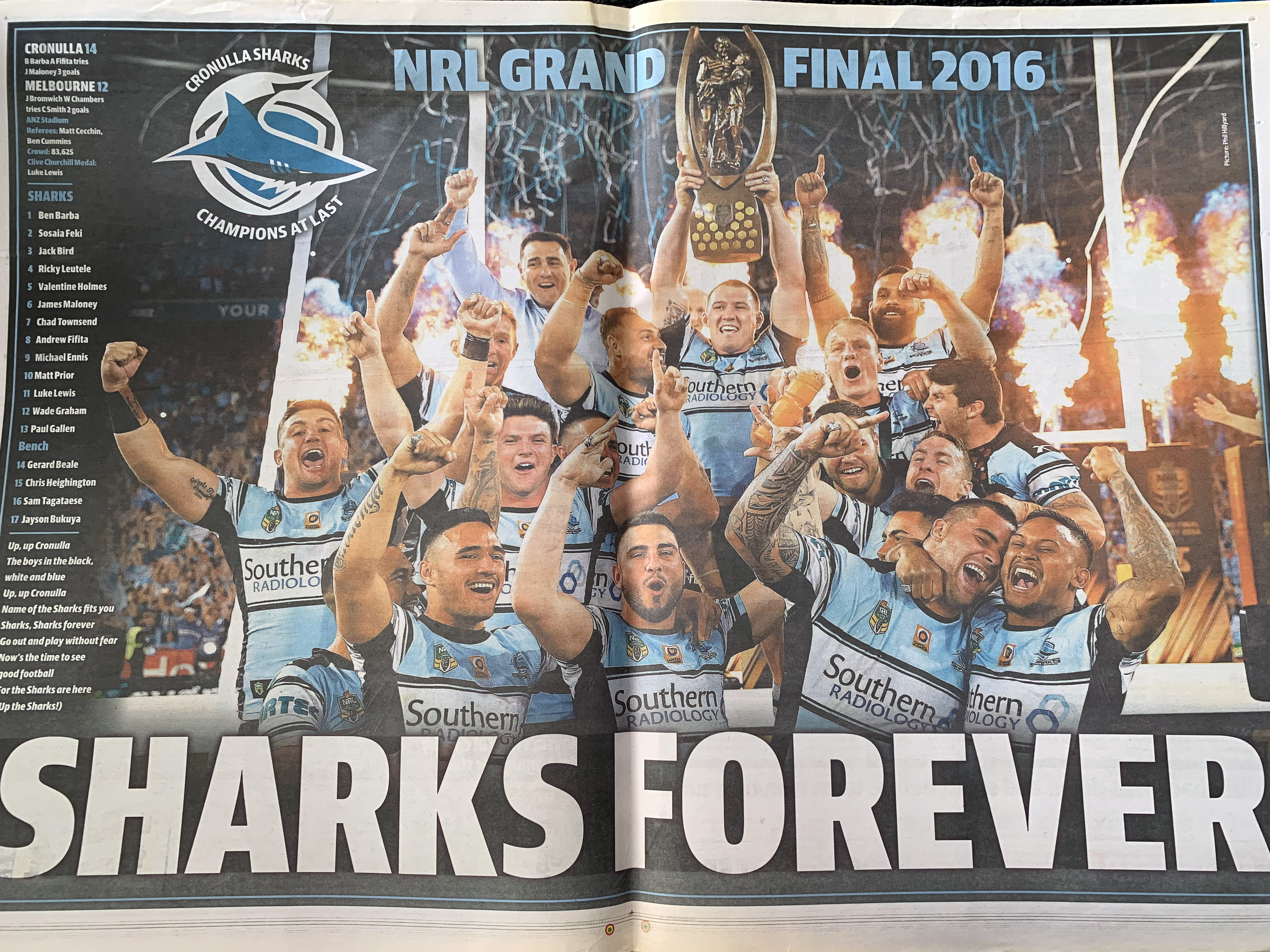 Sharks Forever - Daily Telegraph